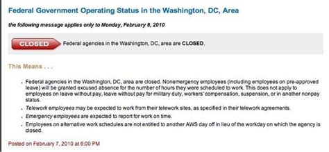 government open tomorrow|Current Status .